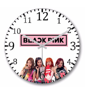 Blackpink     Duvar  Saati Bombeli Gercek Cam