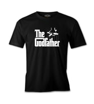The Godfather - Logo Siyah Erkek Tshirt