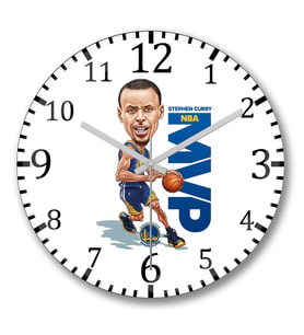 MVP Curry Duvar Saati Bombeli Gercek Cam