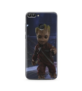 Baby Groot Tasarım Süper Şeffaf Silikon Telefon Kılıfı Huawei PSmart (2018)