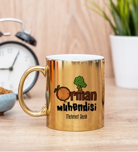 Orman Mühendisi Gold Kupa Bardak
