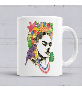 Frida Kahlo Kupa Bardak Porselen