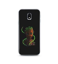 Baby Groot Tasarım Süper Şeffaf Silikon Telefon Kılıfı Samsung J3 Pro