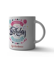 Happy Birthday Kupa Bardak (Çok Renkli)