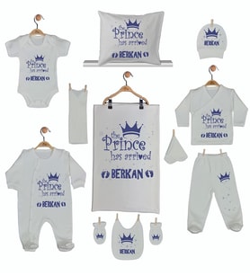 Pia Baby GL 1907 11 Parça İsme Özel Hastane Çıkışı
