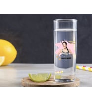 BK Gift Kişiye Özel Renkli Baskılı İsimli Fotoğraflı Vodka Bardağı-3 (Beyaz)