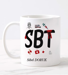 Sağlık Bakım Teknisyeni  Kupa (Beyaz)