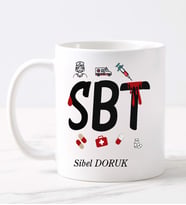 Sağlık Bakım Teknisyeni  Kupa (Beyaz)