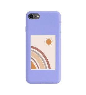Lila Lansman Telefon Kılıfı Iphone 8