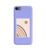 Lila Lansman Telefon Kılıfı Iphone 8