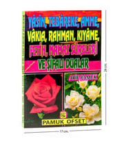 Yasin-i Şerif Kitabı - Beş Güllü Yasin - Orta Boy - 224 Sayfa - Pamuk Yayınevi - Mevlid Hediyeliği