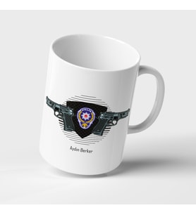 Polis Kupa Bardak Kişiye Özel Hediye G19