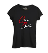 Ciao Bella - CdeP Siyah Kadın Tshirt