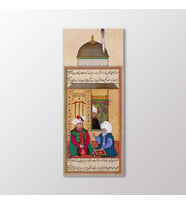 Arty Tablo Sultan Orhan Çandarlı Halil Paşa ve Molla Alaeddin Esved Tablo (Karışık)