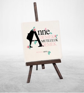 BK Gift Kişiye Özel Anne Demek Mutluluk Demek Şovaleli Doğal Taş