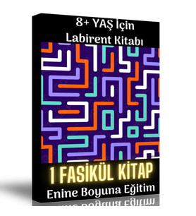 8 Yaş Üstü İçin Labirent Bulmaca Kitabı