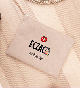 Eczacı Keten Bez El Çantası