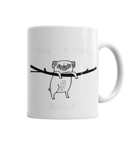 Dogs Pug Köpek Kupa Bardak Porselen