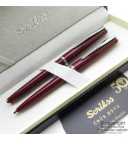 Scrikss 33 Bordo Dolma Kalem + Tükenmez Kalem Set  Scrikss Kalem  İsme Özel Kalem  Hediyelik Kalem