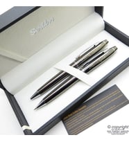 Scrikss 35 Titanium Tükenmez Kalem + Versatil Kalem Set  Scrikss Kalem  İsme Özel Kalem  Hediyelik Kalem