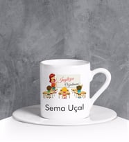 Kişiye Özel İngilizce Öğretmeni Türk Kahvesi Fincanı 90693