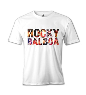 Rocky Balboa - Sylvester Stallone Beyaz Erkek Tshirt