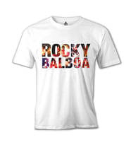 Rocky Balboa - Sylvester Stallone Beyaz Erkek Tshirt
