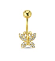 Altın Kelebek Piercing
