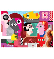 KS Strange People And Dirty Dog 1000 Parça Puzzle