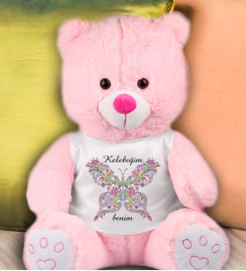 Kelebeğim Benim Temalı Peluş Ayıcık 50 Cm 82223