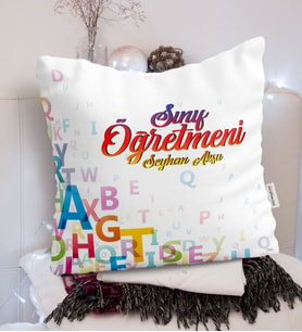 BK Gift Kişiye Özel Sınıf Öğretmeni  Yastık - 2