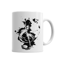 Clave De Sol Müzik  Nota Kupa Bardak Porselen