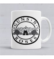 Guns And Roses GNR Logo Axl Rose Slash Kupa Bardak