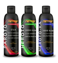 Netfer 3'lü Orta Kalın Pasta Cila Set - 3x100 mL