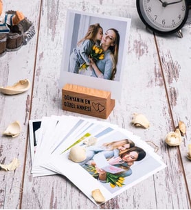 Anneye Hediye Polaroid Fotoğraf Seti