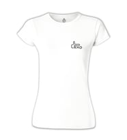 EXO - Sehun 94 (Ön-Arka) Beyaz Bayan Tshirt