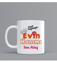 Evin Hanımı Temalı Hediye Kupa Bardak Kişiye Özel Hediye SZ6