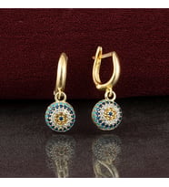 Else Silver 925 Ayar Gümüş Nazar Küpe