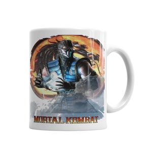 Sub Zero Mortal Kombat Game Kupa Bardak Porselen