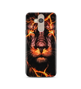 Aslan Neon Tasarım Süper Şeffaf Silikon Telefon Kılıfı General Mobile GM8