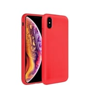 Apple İphone X - XS Lansman Silikon Kılıf Ultra Koruma (Kırmızı)