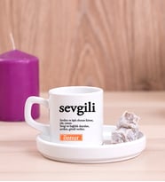 Sevgili Kelime Anlamı Concept Türk Kahvesi Fincanı