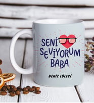 Babalar Günü Seni Seviyorum Kupa Bardak