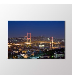 Arty Tablo Boğaz Köprüsü Tablo (Karışık)