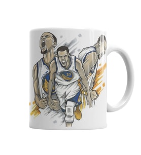 Stephen Curry Scream Kupa Bardak Porselen