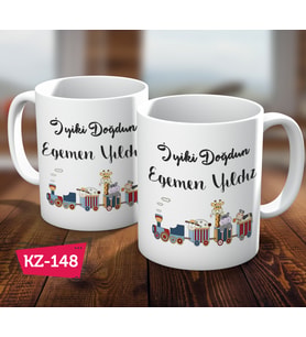 Kişiye Özel İsimli İyiki Doğdun Hediye Kupa Bardak