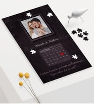 BK Gift Kişiye Özel Fotoğraflı Yıldönümü 240 Parça A3 Puzzle - 3