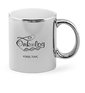 BK Gift Kişiye Özel Mesleki Onkolog Krom Kupa Bardak  1