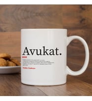 Lügatçe Avukat İsme Özel Kupa