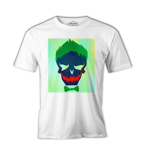 Suicide Squad - Joker Last Cry Beyaz Erkek Tshirt